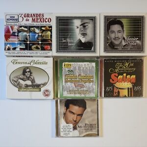 Lote de 7 Caja se CD Serie Homenaje 3 Grandes de Mexico, Javier Solis, (18 CDs)